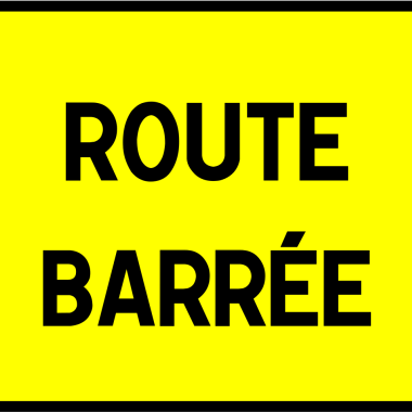 Route barrée
