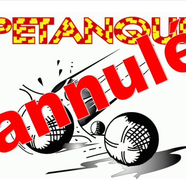Annulation pétanque