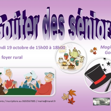 Goûter des seniors
