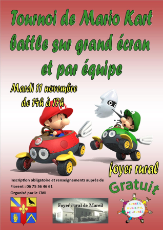 Tournoi Mario kart 2025