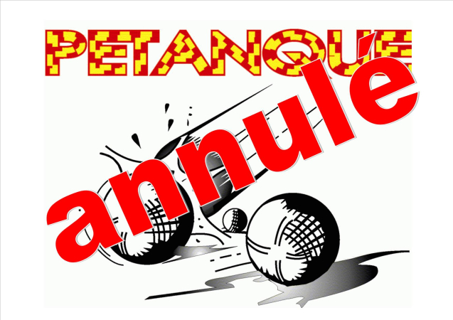 Annulation pétanque