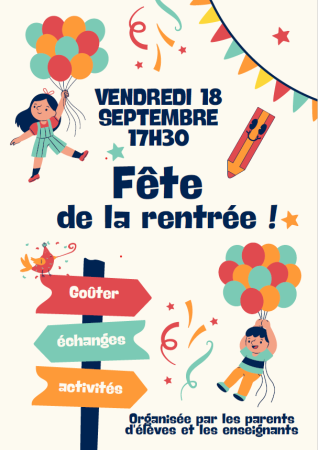 Fête de la rentrée