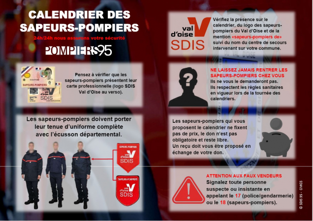 Calendrier des pompiers