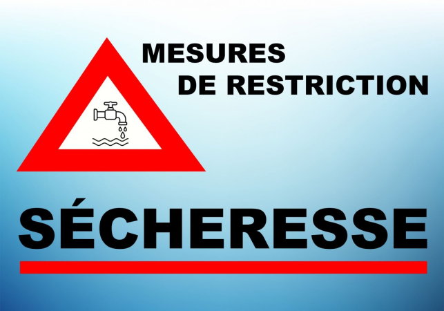 Restriction d'eau